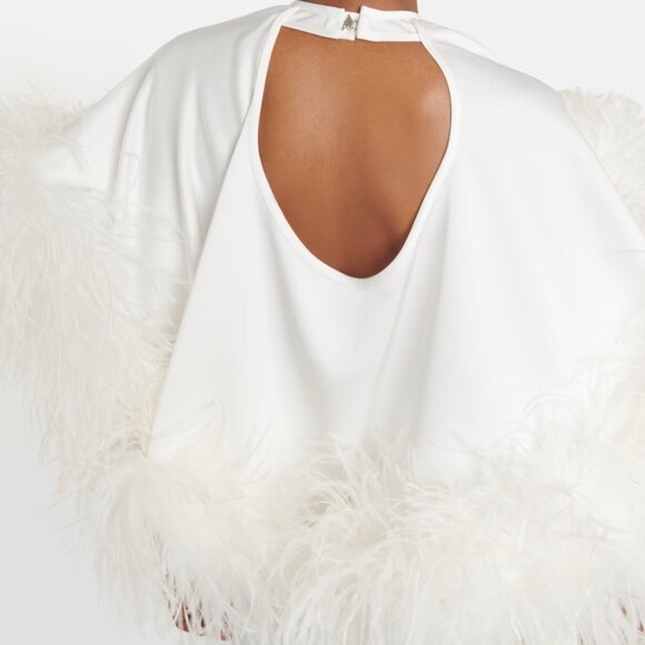The Attico Feather Trimmed Gown - Picture 8 of 8